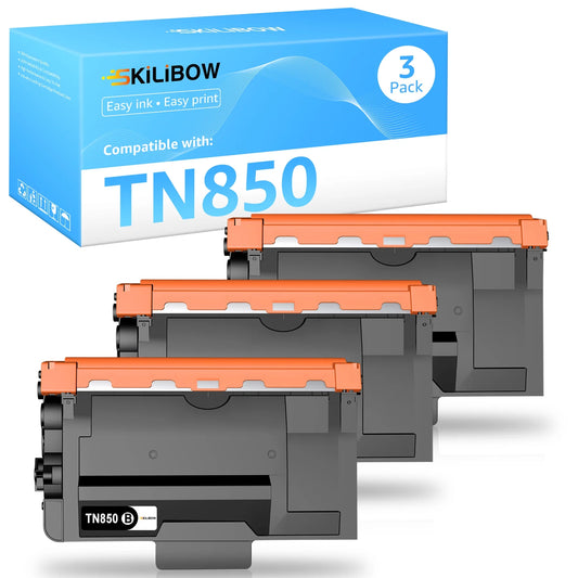 TN 850 Toner Cartridge Replacement for Brother(Black, 3-Pack)