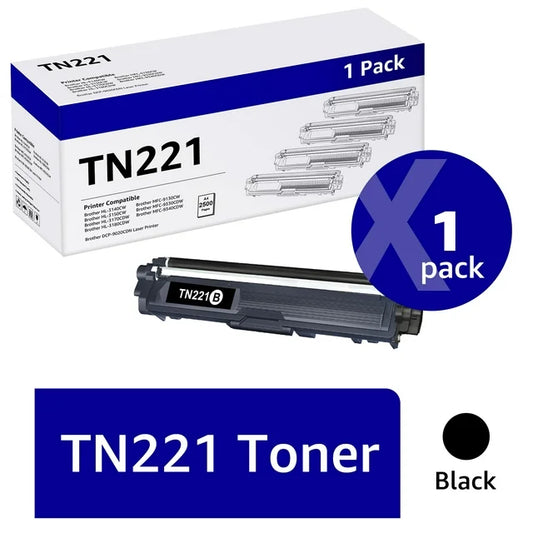 TN221BK TN221 Toner Cartridge Black(1 Black)