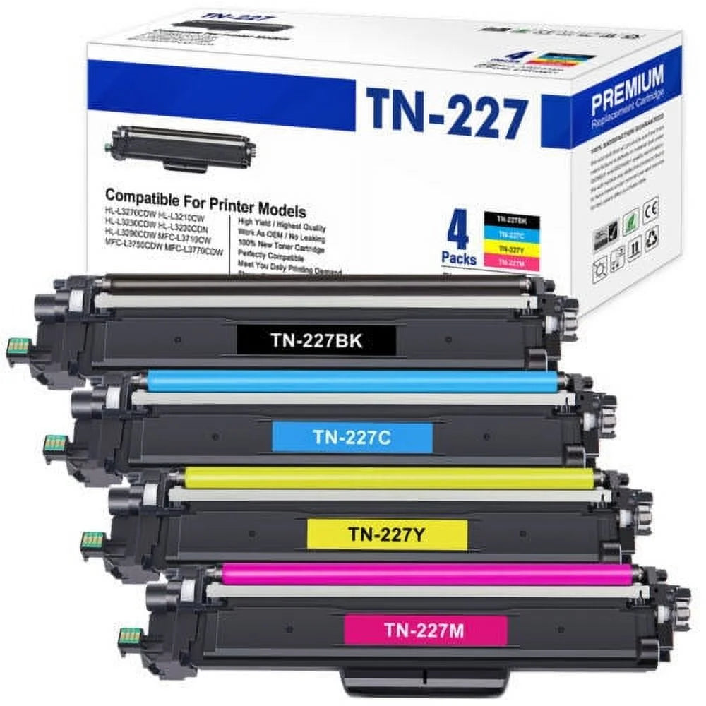 TN227 TN223 Toner Cartridge Replacement for Brother