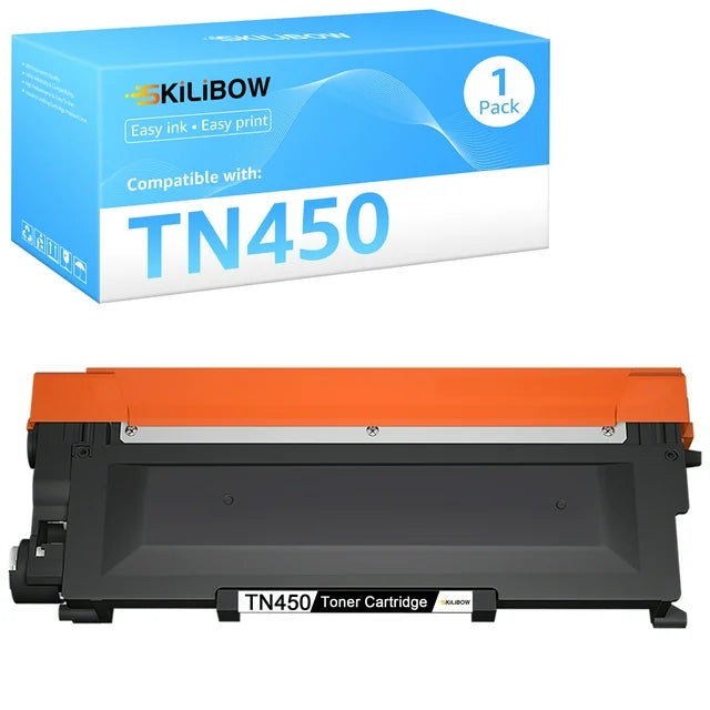 TN450 TN-450 Toner Cartridge Compatible Replacement for Brother(1 Black)