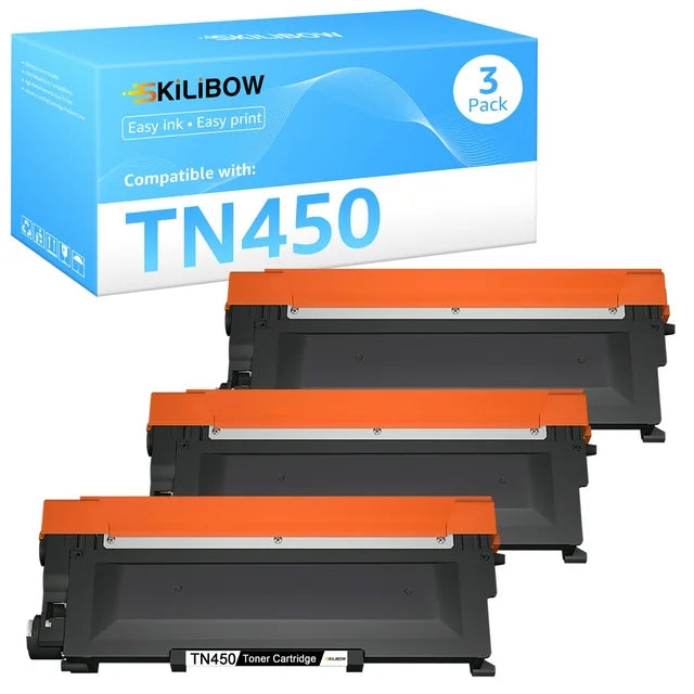 TN450 Toner Cartridge Replacement for Brother(3 Black)