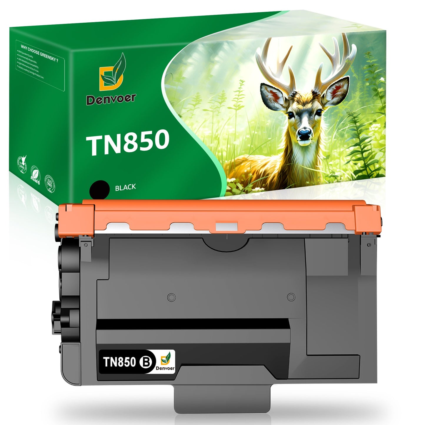 TN850 Toner Cartridge Compatible for Brother(1 Black)