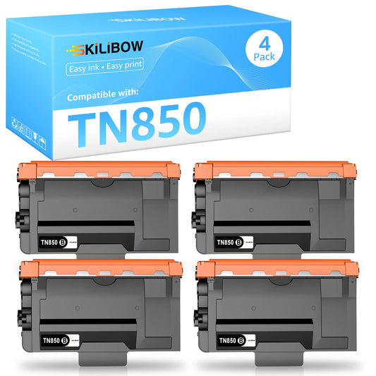 TN850 Toner-Cartridge Replacement for Brother(Black, 4-Pack)