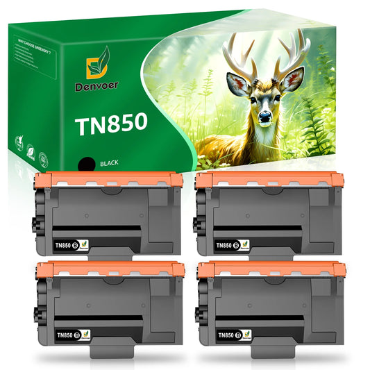 TN850 Toner Cartridge Replacement for Brother(Black, 4-Pack)