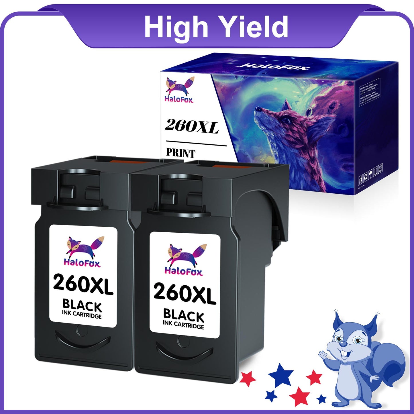 PG260XL 260 XL Ink Cartridges (2 Pack)