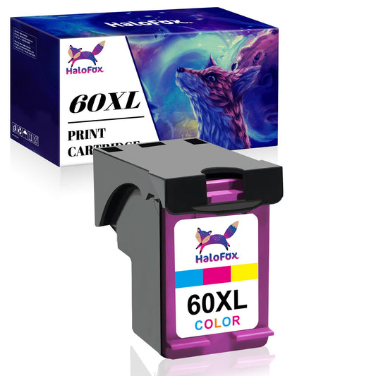 60XL 60 XL Color Ink Cartridge for HP (2 pack)