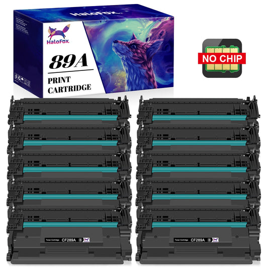 10 pack 89A (CF289A) Toner Cartridge compatible for HP(Black)