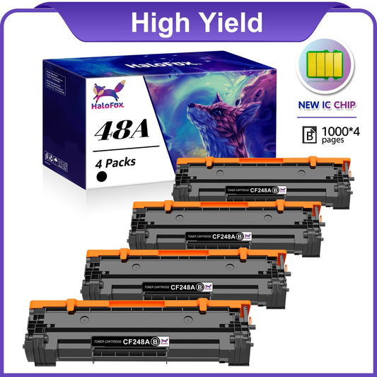 4-Pack 48A CF248A Toner for HP(Black)