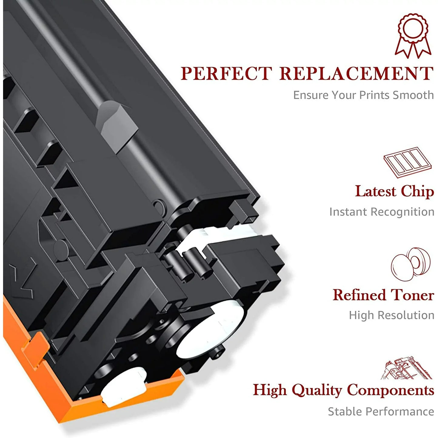 055 055H Toner Cartridge 4 Pack Compatible Replacement for Canon(Black Cyan Magenta Yellow)