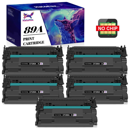 5 pack 89A (CF289A) Toner Cartridge compatible for HP( Black)