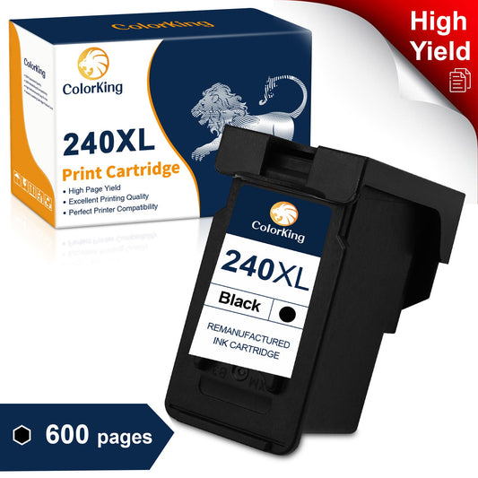 240 XL Black Ink Cartridge Replacement for Canon PG 240XL Black