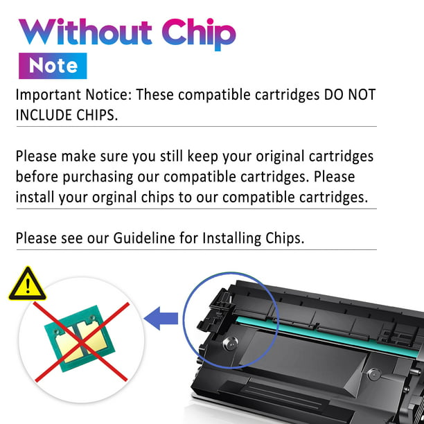 206X 206A Toner Cartridges (No Chip) for HP